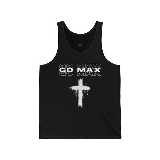 Go Max Cross Tank Top — Christian Faith Graphic Tank
