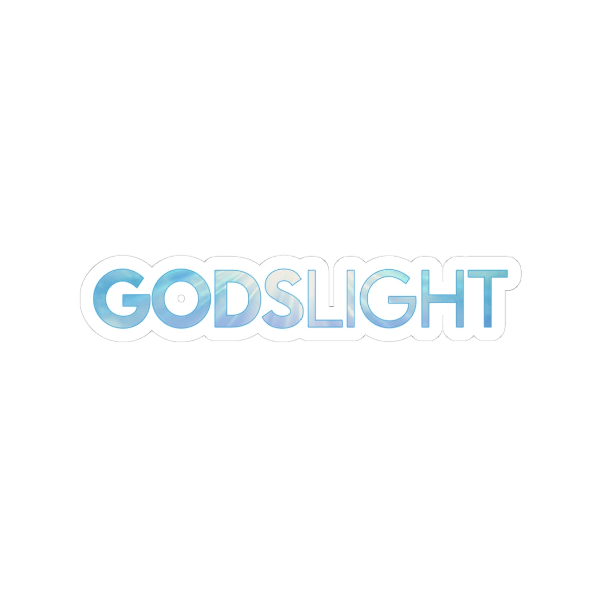 GodsLight Glossy Vinyl Sticker – Inspirational Faith Based Laptop and Journal Deca