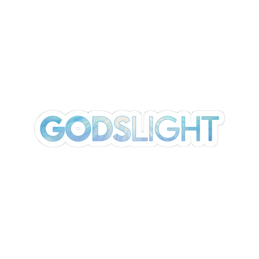 GodsLight Glossy Vinyl Sticker – Inspirational Faith Based Laptop and Journal Deca